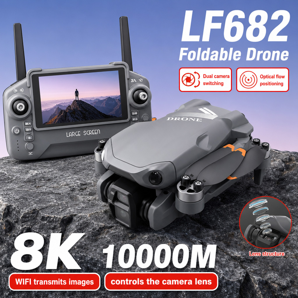 Дрон для аэрофотосъемки LF682  – обзор и цена Drone Racing Camera