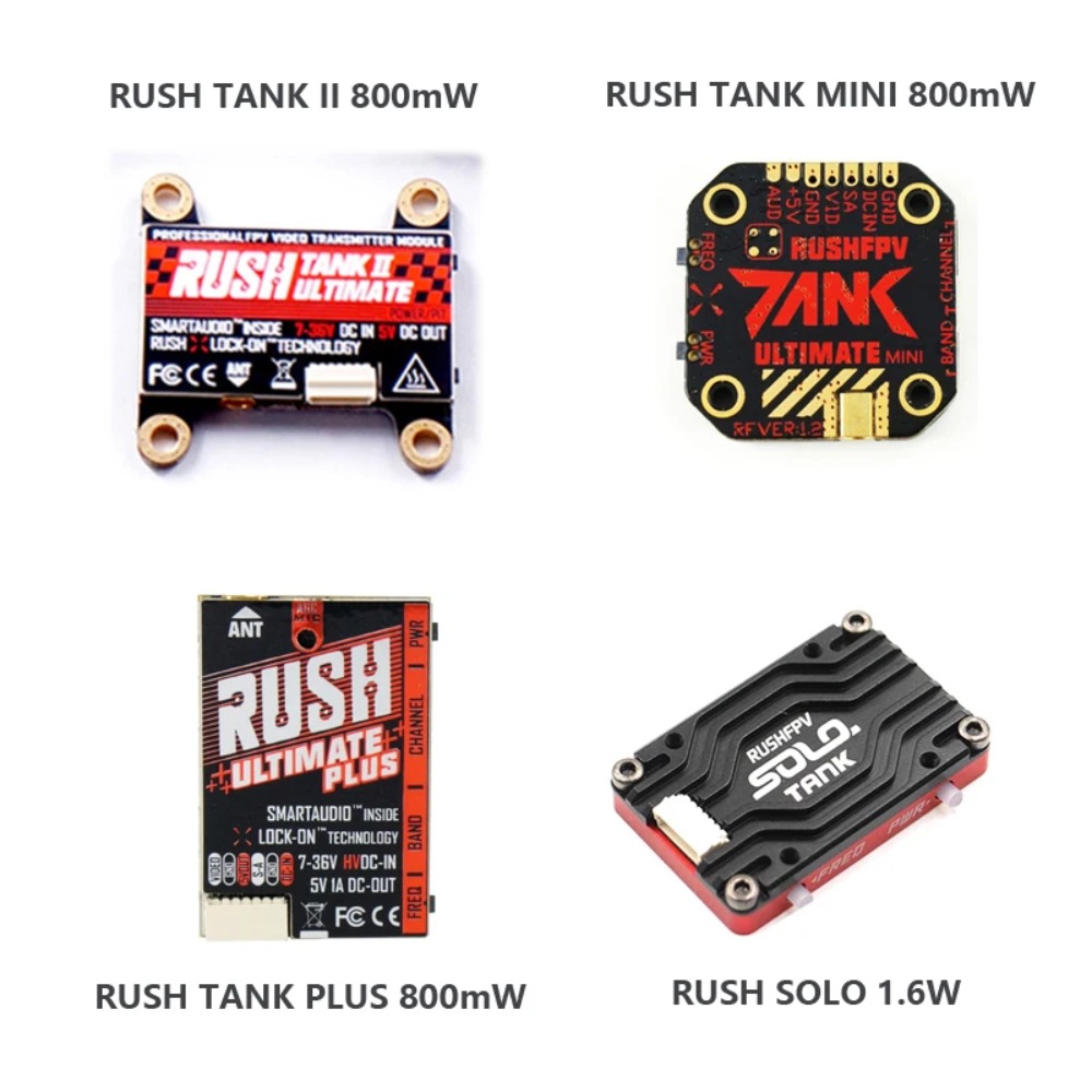 RUSH TANK Ultimate II/Mini/PLU – обзор и цена Drone Racing Receiver